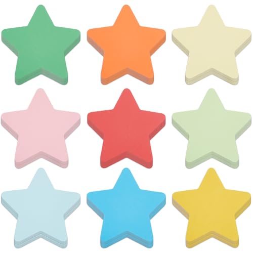 SOFPLATE 8 Set 72 Stück 6 Inch Große Stern Papierausschnitte Für Die Pinnwand Im Klassenzimmer Blanko Verschiedene Bunte Sterne Frühlings/Sommer Papierausschnitte Für Die Pinnwand In Der Schule Klass von SOFPLATE