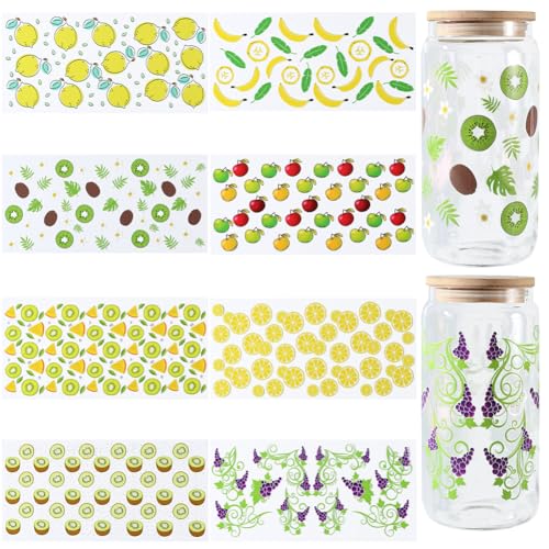 SOFPLATE 8 Stil Obst UV DTF Cup Wraps Obst Wasserflaschenaufkleber Großpackung Orange Zitrone Banane Rechteckige Transparente Transferaufkleber Zum Basteln DIY Scrapbook Kreative Geschenke Möbeldekora SOFPLATE 8 Stil Obst UV DTF Cup Wraps Obst Wasserflaschenaufkleber Großpackung Orange Zitrone Banane Rechteckige Transparente Transferaufkleber Zum Basteln DIY Scrapbook Kreative Geschenke Möbeldekora von SOFPLATE