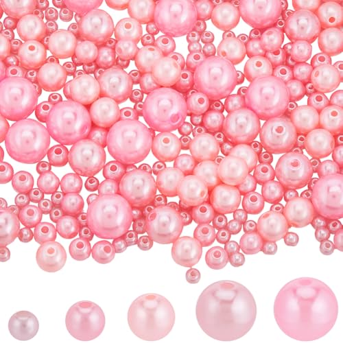 SOFPLATE Kunstperlen Rosa Kunststoffperlen Imitation Sprühlackiert ABS Kunststoff Abstandshalter Lose Perlen 1830 Stück 5 Größen Für Die Schmuckherstellung Armbänder Halsketten Ohrringe Perlenarbeiten SOFPLATE Kunstperlen Rosa Kunststoffperlen Imitation Sprühlackiert ABS Kunststoff Abstandshalter Lose Perlen 1830 Stück 5 Größen Für Die Schmuckherstellung Armbänder Halsketten Ohrringe Perlenarbeiten von SOFPLATE