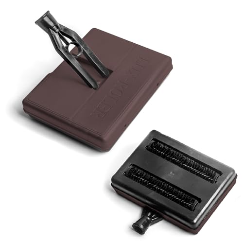 SOFT-PLAST LUX-Roler Teppichkehrer, manueller Bodenreiniger, Walze für Teppiche, Hartböden, Kunstrasen, und Fellentferner. Entfernt effektiv Schmutz (Bronze) von SOFT-PLAST
