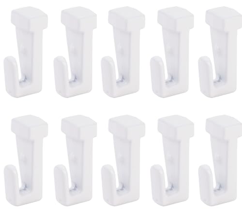 SOFT-RAIL® 10 St. Gleithaken, Weiß beschichtet von SOFT-RAIL