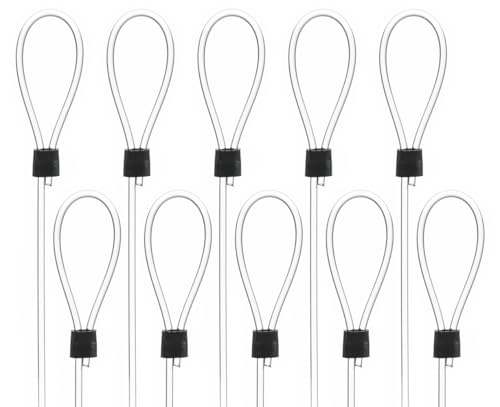 SOFT-RAIL® 10 St. Perlonseile 0,50 m, mit Schlaufe, Ø 2,0 mm, für Galerieschienen von SOFT-RAIL