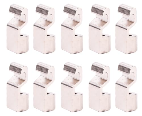 SOFT-RAIL® 10 St. Snake-Gleiter, Silber vernickelt von SOFT-RAIL