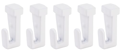 SOFT-RAIL® 5 St. Gleithaken, Weiß beschichtet von SOFT-RAIL