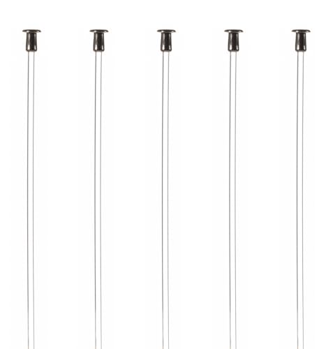 SOFT-RAIL® 5 St. Perlonseile 0,75 m, mit Tellergleiter, Ø 1,5 mm, für Galerieschienen von SOFT-RAIL