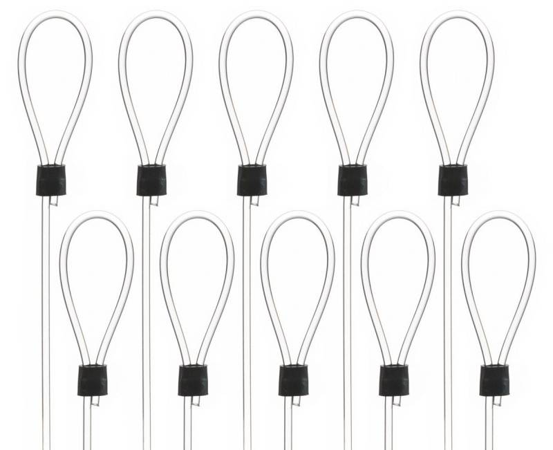 SOFT-RAIL Perlonseil mit einer Schlaufe, Ø 2,0 mm, in versch. Längen Seil (Set, 10-tlg), für Galerieschienen von SOFT-RAIL