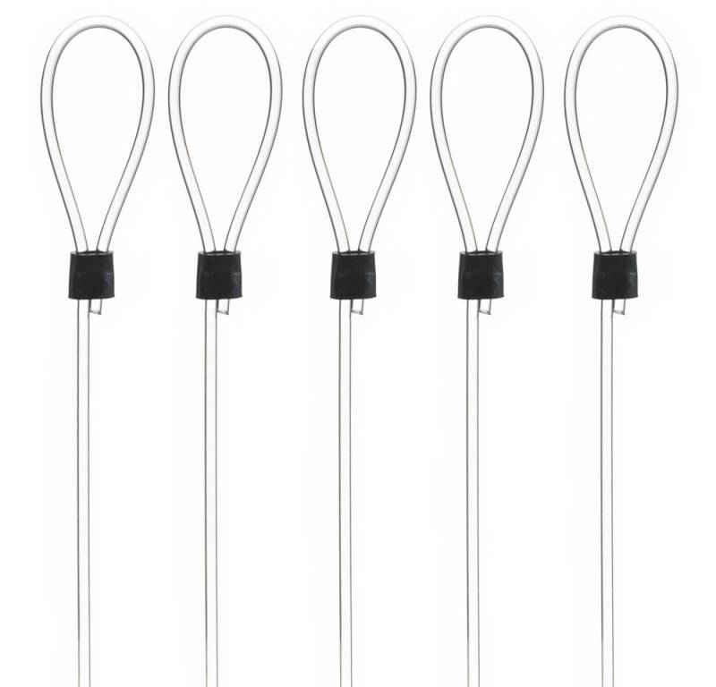 SOFT-RAIL Perlonseil mit einer Schlaufe, Ø 2,0 mm, in versch. Längen Seil (Set, 5-tlg), für Galerieschienen von SOFT-RAIL