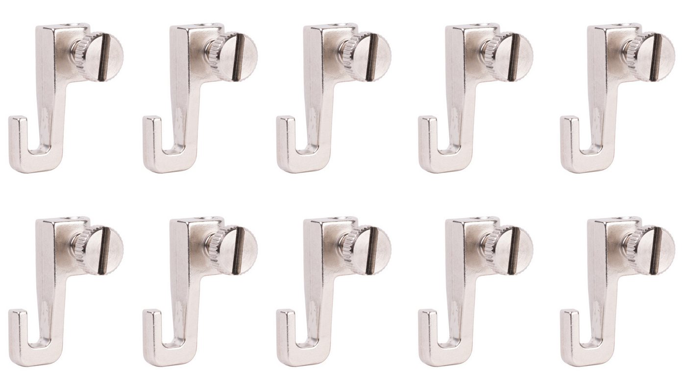 SOFT-RAIL Seilhaken Verstellbarer Bilderhaken Mini, für Galerieschienen & Bilderschienen, (Set, 10-St), Zubehör von SOFT-RAIL