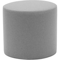 Softline - Drum Hocker / Beistelltisch hoch, Ø 45 x H 40 cm, Filz Melange grau (620) von Softline