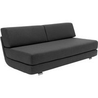 Softline - Lounge 3-er Schlafsofa, Filz Melange anthrazit (610) von Softline