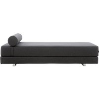 Softline - Lubi Schlafsofa mit Taschenfederkern, Vision dunkelgrau (439), inkl. Nackenrolle von Softline