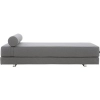 Softline - Lubi Schlafsofa mit Taschenfederkern, Vision hellgrau (445), inkl. Nackenrolle von Softline