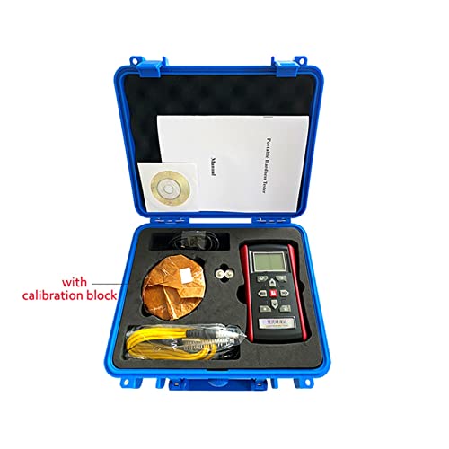 7-in-1 Neue Version Metall Härteprüfgerät Durometer Portatil Measure HL HB HRB HRC HRA HV HS Rohrstahlplatte Mol-d Metall hardnes Industrielles Härteprüfgerät(D-type Probe All Set) von SOFTTO