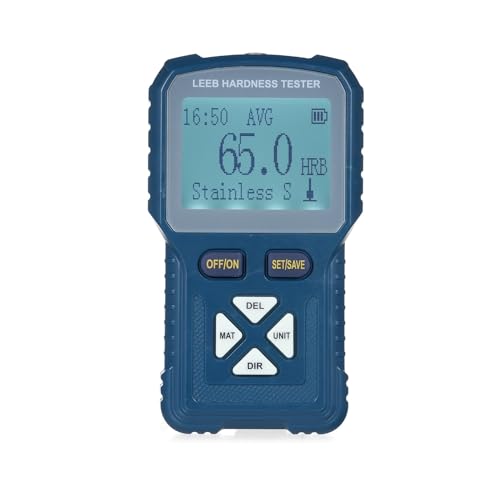 Hochpräziser Leeb-Härteprüfer Härteprüfsatz for Metalle Tragbarer digitaler Durometer 360° HLD HB HV HS HRA HRB HRC-Prüfung Industrielles Härteprüfgerät von SOFTTO
