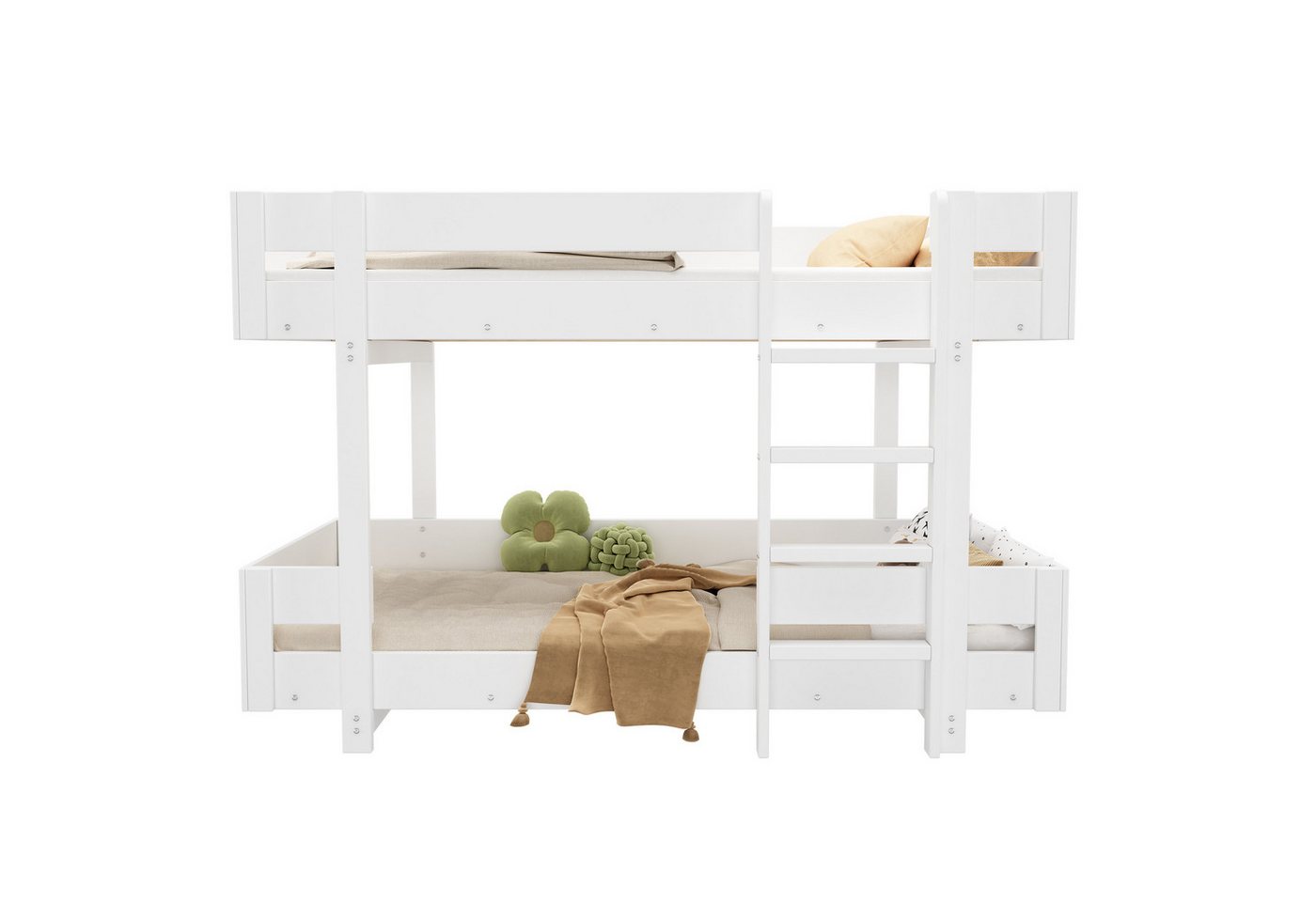 SOFTWEARY Etagenbett mit 2 Liegeflächen und Lattenrost, 90x200 cm, Kinderbett mit Rausfallschutz, Kiefer SOFTWEARY Etagenbett mit 2 Liegeflächen und Lattenrost, 90x200 cm, Kinderbett mit Rausfallschutz, Kiefer von SOFTWEARY