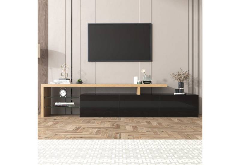 SOFTWEARY Lowboard 197 cm, TV-Schrank, stehend von SOFTWEARY