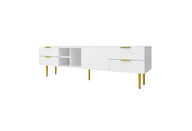 SOFTWEARY Lowboard Breite 170 cm, TV-Schrank, stehend, matt von SOFTWEARY