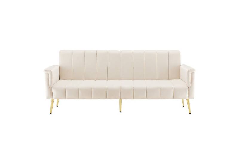 SOFTWEARY Schlafsofa 2-Sitzer mit Bettfunktion, verstellbare Armlehnen und Rückenlehne von SOFTWEARY