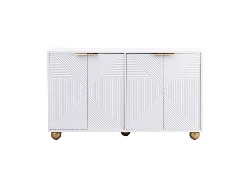 SOFTWEARY Sideboard Breite 120 cm, matt von SOFTWEARY