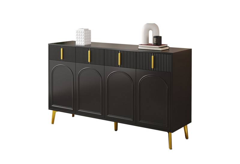 SOFTWEARY Sideboard Breite 140 cm, matt von SOFTWEARY