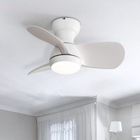 Sofucor - Ventilateur de Plafond - Moteur Courant Continu - Pales abs - 58cm - 6 Vitesses - Blanc von SOFUCOR