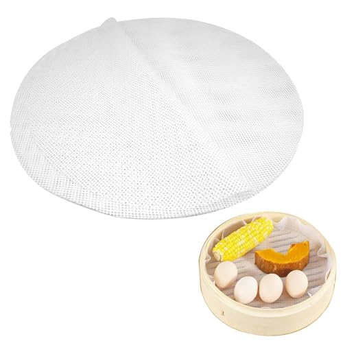 12 Stück Silikon Dämpfer Matte Antihaft Runde,Wiederverwendbare Dumplings Matte,Matte Dehydrator Blätter Antihaft Dampfe,Silikon Dampfmatten,Silikon-Dampfgarerfutter für Bambusdämpfer Reis Dim Sum 12 Stück Silikon Dämpfer Matte Antihaft Runde,Wiederverwendbare Dumplings Matte,Matte Dehydrator Blätter Antihaft Dampfe,Silikon Dampfmatten,Silikon-Dampfgarerfutter für Bambusdämpfer Reis Dim Sum von SOGHO