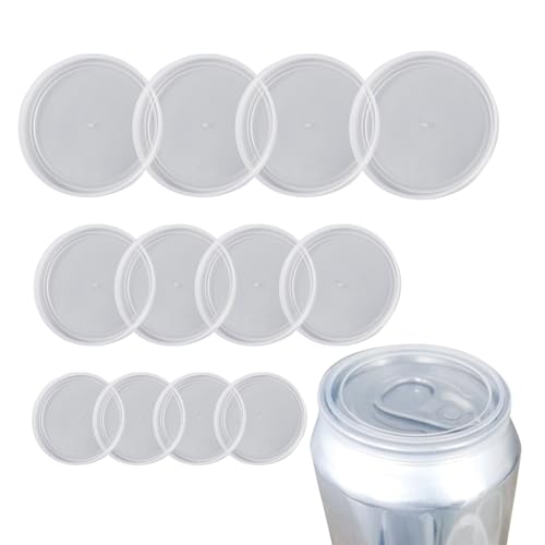 12Stück Dosendeckel,Deckel Für Dosen,Dosendeckel 400g,Waschbar Dosendeckel Hundefutter,3verschiedenen Grössen Weiß Deckel Für Dosen,Dosenverschluss Für Transparent Dosendeckel Katzenfutter Hundefutter von SOGHO