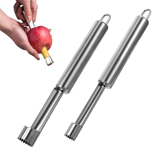 2 Stück Apfelausstecher,Apfelentkerner,Apfelentkerner Apfelausstecher,Apfelkernausstecher,Apfelstecher,Edelstahl Entkerner,Geeignet Zum Entfernen Des Kerngehäuses Von Früchten(2größen,1,3 Cm,2 Cm) 2 Stück Apfelausstecher,Apfelentkerner,Apfelentkerner Apfelausstecher,Apfelkernausstecher,Apfelstecher,Edelstahl Entkerner,Geeignet Zum Entfernen Des Kerngehäuses Von Früchten(2größen,1,3 Cm,2 Cm) von SOGHO