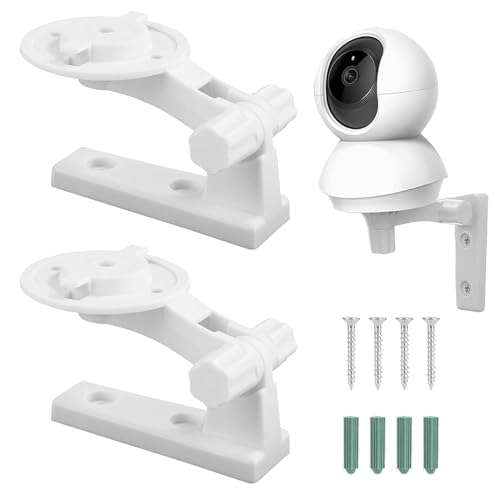 2 Stück Kamera Wandhalterung Halterung, Wandhalterung,Wandhalterung Halterung Kompatibel,Für Tapo C220,Reolink E1,Pro Reolink E1,Tapo C225,Einstellbarem Winkel 180 Grad Drehung von SOGHO