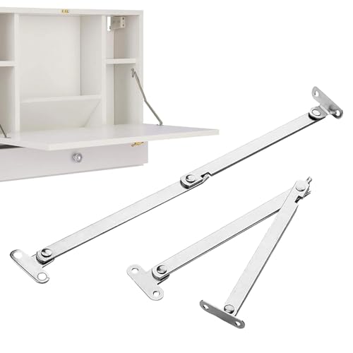 2 Stück Klappenhalter,Klappenscharnier,Klappscharnier Mit Arretierung,Klappenbeschlag,Klappscharnier,Klappenhalter Mit Arretierung Deckelstützscharniere Für Möbel Tür Schranktür von SOGHO