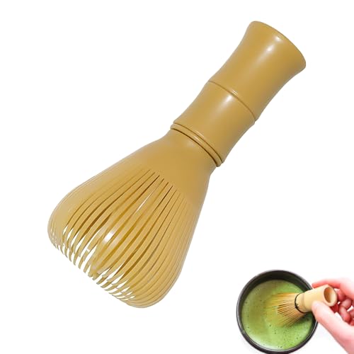 Matcha Besen Plastik,Matcha Besen,Kunstharz Matcha Besen,Bambus Matcha-Schneebesen,Bambusbesen,Gelb,6 X 6 X 12 Cm,French Style Matcha Besen Plastik,Matcha Besen,Kunstharz Matcha Besen,Bambus Matcha-Schneebesen,Bambusbesen,Gelb,6 X 6 X 12 Cm,French Style von SOGHO
