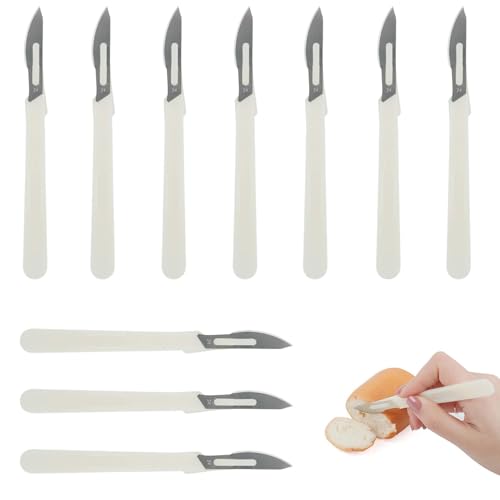 SOGHO 10 pcs bäckermesser,teigmesser,brot einschneidemesser,bäckerklinge,brotklinge für Diy Brotteig Muster, Brot BäCker Cutter, Ritzmesser zum Einschneiden von SOGHO