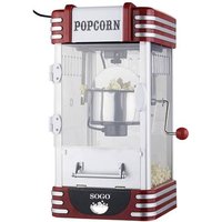 SOGO Human Technology PAL-SS-11350 Popcorn-Maker Silber-Rot von SOGO Human Technology