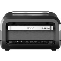 SOGO Human Technology Tischgrill 1700W max Überhitzungsschutz, Timerfunktion, stufenloser Temperatu von SOGO Human Technology