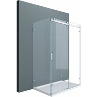 Doporro U-Form Duschkabine BxTxH: 70x100x195cm Duschabtrennung Schiebetür mit Duschwannne ESG-Sicherheitsglas Klarglas beidseitige Nano-Beschichtung Doporro U-Form Duschkabine BxTxH: 70x100x195cm Duschabtrennung Schiebetür mit Duschwannne ESG-Sicherheitsglas Klarglas beidseitige Nano-Beschichtung von SOGOOD