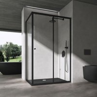 doporro Duschkabine Schiebetür Duschabtrennung 80x120cm Eckeinstieg Klarglas Eckdusche ESG Glas Höhe 190cm schwarz Ravenna16L K doporro Duschkabine Schiebetür Duschabtrennung 80x120cm Eckeinstieg Klarglas Eckdusche ESG Glas Höhe 190cm schwarz Ravenna16L K von SOGOOD