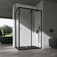 doporro Duschkabine Schiebetür Duschabtrennung 80x90cm Eckeinstieg Klarglas Eckdusche ESG Glas Höhe 190cm schwarz Ravenna16L K doporro Duschkabine Schiebetür Duschabtrennung 80x90cm Eckeinstieg Klarglas Eckdusche ESG Glas Höhe 190cm schwarz Ravenna16L K von SOGOOD