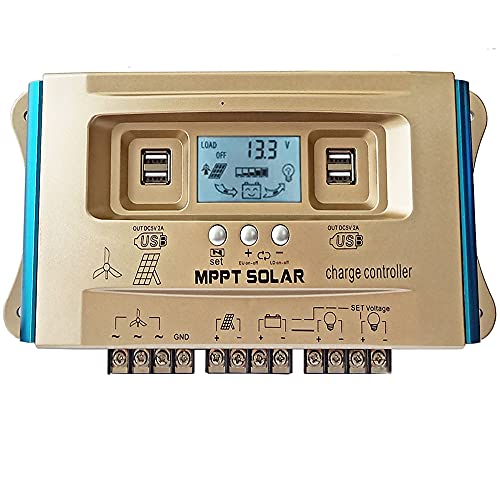 SOGTICPS 100A Wind Solar Hybrid Controller MPPT LCD Dual USB 12V 24V 36V 48V 60V Batterie-Laderegler SOGTICPS 100A Wind Solar Hybrid Controller MPPT LCD Dual USB 12V 24V 36V 48V 60V Batterie-Laderegler von SOGTICPS