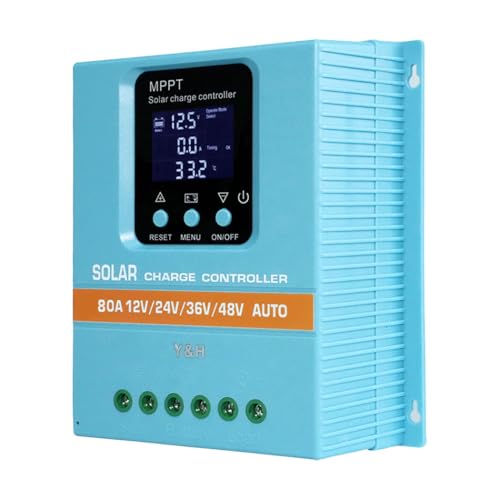 SOGTICPS 80A MPPT Solarladeregler 12V 24V 36V 48V Batterie Intelligenter Regler Max 100V Eingang LCD Display Dual USB für Blei-Säure/Lithium-Batterien SOGTICPS 80A MPPT Solarladeregler 12V 24V 36V 48V Batterie Intelligenter Regler Max 100V Eingang LCD Display Dual USB für Blei-Säure/Lithium-Batterien von SOGTICPS