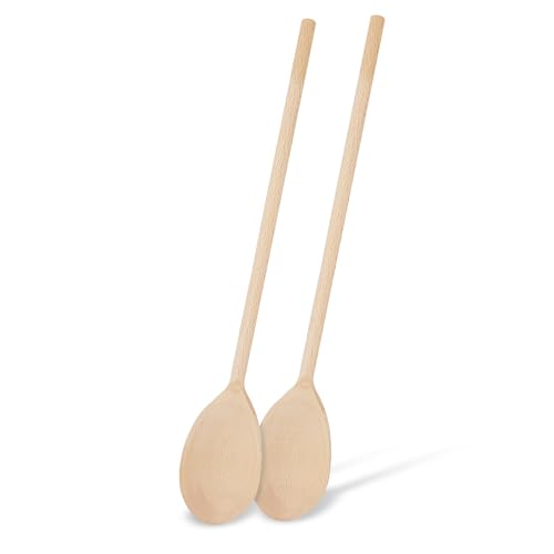 SOHFA 2x Kochlöffel aus Holz | europäisches Buchenholz - 2er Set Holzkochlöffel 30cm Holzlöffel ovaler Kochlöffel | nachhaltig aus 100% FSC Holz SOHFA 2x Kochlöffel aus Holz | europäisches Buchenholz - 2er Set Holzkochlöffel 30cm Holzlöffel ovaler Kochlöffel | nachhaltig aus 100% FSC Holz von SOHFA