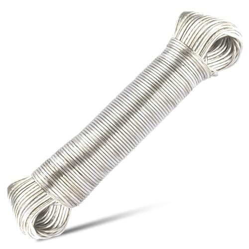 SOHFA 50m Wäscheleine - Made in Europe extra stark mit Stahlkern | Wascheleine für Haushalt, Garten und Camping | ca. 3mm Stahl Wäscheschnur SOHFA 50m Wäscheleine - Made in Europe extra stark mit Stahlkern | Wascheleine für Haushalt, Garten und Camping | ca. 3mm Stahl Wäscheschnur von SOHFA