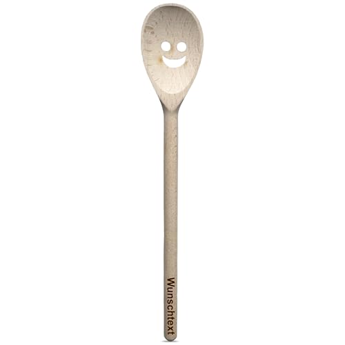 SOHFA Kochlöffel Smiley mit Gravur – personalisierbarer Kirschholz-Kochlöffel 30cm | personalisiertes Geschenk mit Wunschtext | made in EU & 100% FSC zertifiziertes Holz SOHFA Kochlöffel Smiley mit Gravur – personalisierbarer Kirschholz-Kochlöffel 30cm | personalisiertes Geschenk mit Wunschtext | made in EU & 100% FSC zertifiziertes Holz von SOHFA