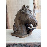 Pferdekopf Abschlusskappe Aus Holz Für Treppenhaus Pfosten. Der Preis Bezieht Sich Auf 1 Stück Pferdekopf Abschlusskappe Aus Holz Für Treppenhaus Pfosten. Der Preis Bezieht Sich Auf 1 Stück von SOHOWOODCZ