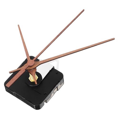 SOIMISS 1 Satz DIY Silent Quartz Clock Mechanism mit Holzzeigern und Präzise Wanduhr Ersatzteile für Leise Zeitmessung und Stilvolles Design von SOIMISS