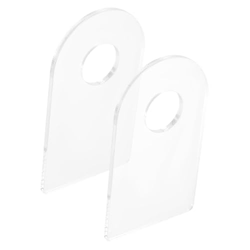 SOIMISS 1 Satz Gestell Klärer Flaschenwärmer Deckel Stand Flaschenhalter Hausbar Restaurantzubehör Eincremehilfe Barce Pub Windhalter Kleines Weinregal Weinhalter Acryl Transparent 2 Stück von SOIMISS