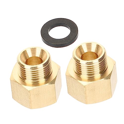 SOIMISS 1 Satz Wasserhahn-Adapter Schlauchanschluss Anschlüsse Propantankregler Stecker Propantank Mit Manometer Propangasanzeige Propanschlauch Mit Regler Ventil Messing Golden 2 Stück SOIMISS 1 Satz Wasserhahn-Adapter Schlauchanschluss Anschlüsse Propantankregler Stecker Propantank Mit Manometer Propangasanzeige Propanschlauch Mit Regler Ventil Messing Golden 2 Stück von SOIMISS