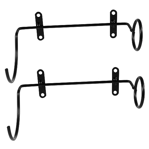 SOIMISS 1 Satz Wrought Iron Weinregal Stilvolle Flaschenhalter Für Weinlagerung Geeignet Für Zuhause Bar Und Restaurant Schwarz Kreative Präsentation Und Vielseitige Nutzung 2 Stück von SOIMISS