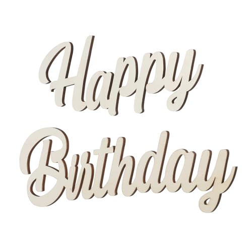 SOIMISS 1 Set Hölzernes Geburtstagsschild Zum Aufhängen Individuelles Happy Birthday Schild Dekoration Retro Happy Birthday Plakette Happy Birthday Ausschnittschild Happy Birthday SOIMISS 1 Set Hölzernes Geburtstagsschild Zum Aufhängen Individuelles Happy Birthday Schild Dekoration Retro Happy Birthday Plakette Happy Birthday Ausschnittschild Happy Birthday von SOIMISS
