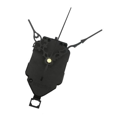 SOIMISS 1 Set Pendeluhrwerk Geräuschlos Hängende Wanduhr Retro Wanduhr Dekorative Stummschaltuhr Motor Wohnen Kleine Retro Uhr Minimalistische Vintage Wanduhr Schwarzes Metall von SOIMISS