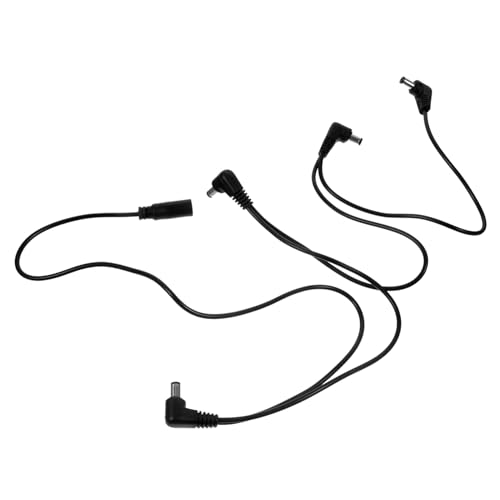 SOIMISS 1 Stück Gitarren Effektpedal Stromkabel Effector Connecting Wire Schwarz Geeignet für Gitarreneffekte für Zuhause Schule und Auftritte von SOIMISS
